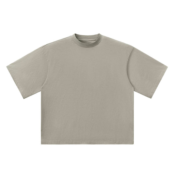 Mock Neck Oversized Vintage Tee