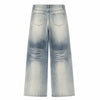 Vintage Fade Relaxed Straight Leg Denim Jeans