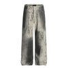Smoke Rise Vintage Wash Raw Hem Straight-Leg Jeans