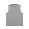 Acid Wash Raw Edge Sleeveless Tee
