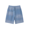Retro Bleached Ombre Streetwear Loose Fit Bermuda Shorts