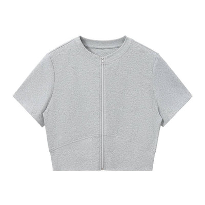 Women’s Slim Fit Zip-Up Academia Tee