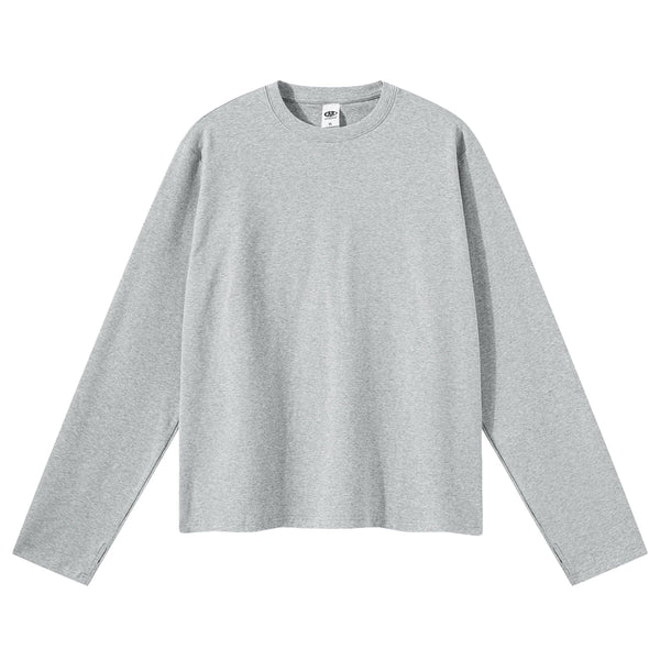 Solid Stretch Thumb Hole Long-Sleeve T-Shirt 260gsm