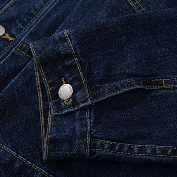 Heavy Lapel Loose Three-dimensional Washed Workwear Short Denim Jacket