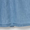 Spaghetti Straps Bow Denim Maxi Dress