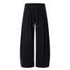 Solid Tint Linen-Blend Barrel Pants