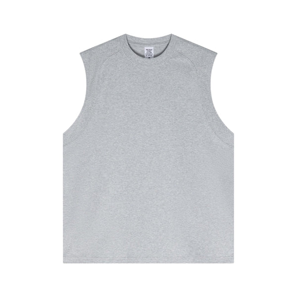 Panelled Back Seam Sleeveless T-Shirt
