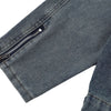 Loose Stand Collar Vintage Washed Men's Denim Jacket