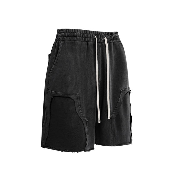 Heavyweight Vintage Wash Ripped Pocket Shorts