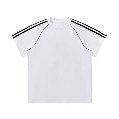 Heavyweight Cotton Colorblock Streetwear T-Shirt