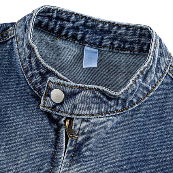 Japanese Heavyweight Retro Washed Loose Denim Jacket
