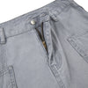 Vintage Washed Baggy Curved-Leg Cargo Pants