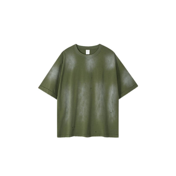 Vintage  Spray Dyed Raw Edge Oversized T-Shirt