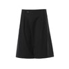 Vintage Asymmetrical Wide Leg Cropped Suit Shorts