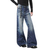 Vintage Washed Wide Leg Bootcut Denim Jeans