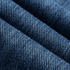 High Waist Vintage Knit Denim Wide Leg Casual Jeans with Pockets