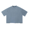 Washed Boxy Raw Hem Tee