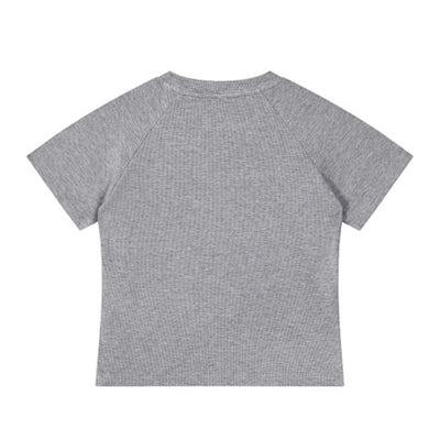 260G Snow Wash Oversized Raglan Sleeve T-Shirt