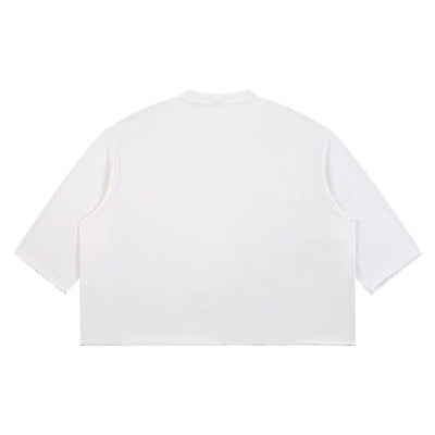 Heavyweight Vintage Wash Relaxed Fit Raw Edge T-Shirt