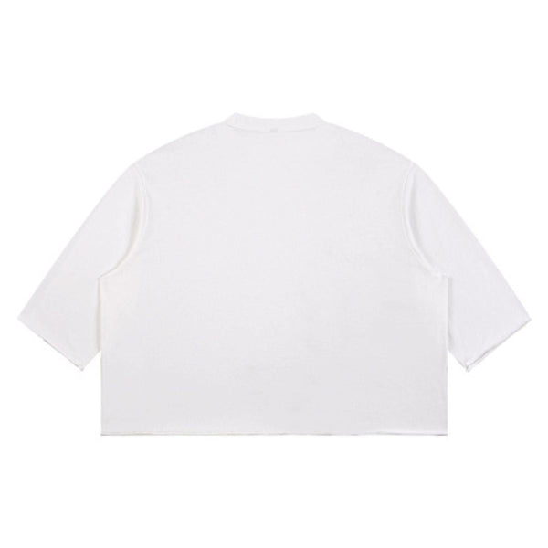 Heavyweight Vintage Wash Relaxed Fit Raw Edge T-Shirt