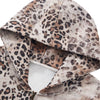 Vintage Streetwear Leopard Pattern Relaxed Fit Zip Hoodie