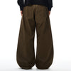 Loose Fit Straight Leg Patchwork Casual Comfort Pants