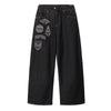 Vintage Black Straight Leg Jeans