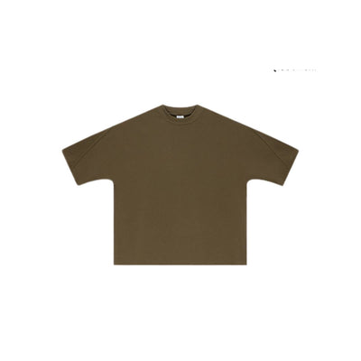 Boxy Fit Premium Cotton Drop Shoulder Batwing Sleeve T-Shirt