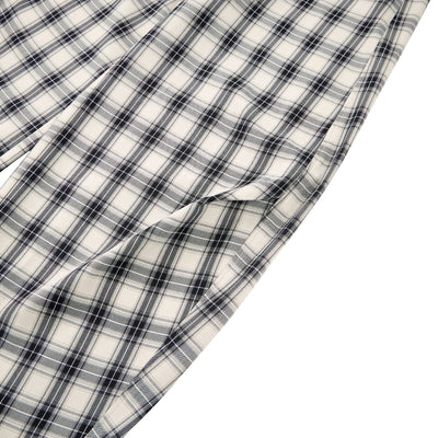 American Vintage Checkered Wide Leg Relaxed Pants