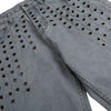 Vintage Washed Eyelet Wide Leg Denim Jeans