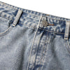 Women's Cut-Out Denim Midi Skirt