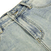 Men's Heavy-Washed Distressed Loose Straight-Leg Denim Pants