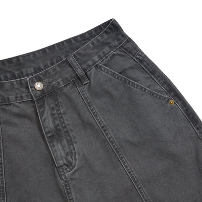 Multi-Pocket Baggy Cargo Cropped Pants