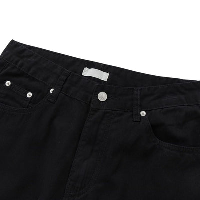 Essential Relaxed Straight-Leg Cotton Pants