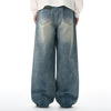 High Rise Wide Leg Vintage Light Wash Jeans