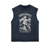 Kungfu Fighter Vintage Sleeveless Tee-INNBLAC