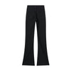 Risen Women's Mid-Rise Washed Flare Jeans