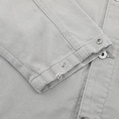 Vintage Barn Style Unisex Solid Color Denim Jacket