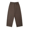 High Waist Structured Seam Relaxed Draped Wide Leg Pants