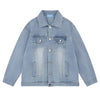 Unisex Retro Street Washed Vintage Denim Jacket