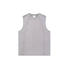 Distressed Raw Hem Patchwork Acid Wash Sleeveless Tank Tee