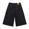 Vintage Wide Leg Denim Shorts