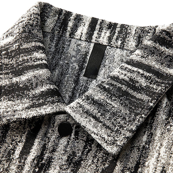 Oversize Streetwear Colorful Yarn Washed Denim Jacket