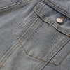 Relaxed Washed Faded Denim Jacket