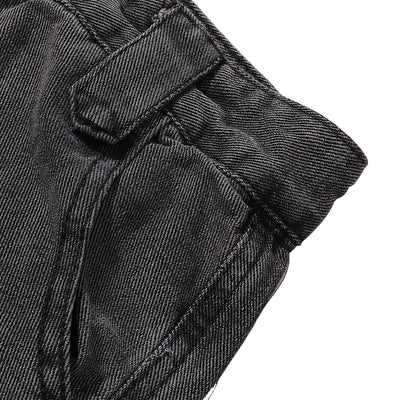 Vintage Utility Bootcut Cargo Jeans