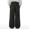 Vintage Workwear Wide-Leg Cargo Pants Multi Pocket Washed