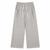 Quiet Luxury Old Money Style 320G Flower-Sand Straight-Leg Trousers