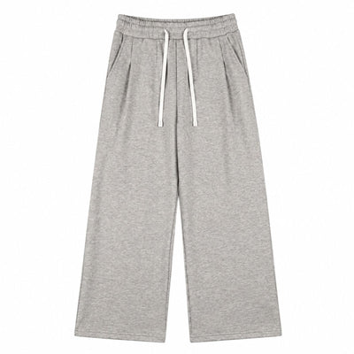 Quiet Luxury Old Money Style 320G Flower-Sand Straight-Leg Trousers