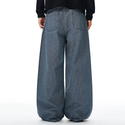 Striped Wide Leg High Waisted Casual Comfort Pants