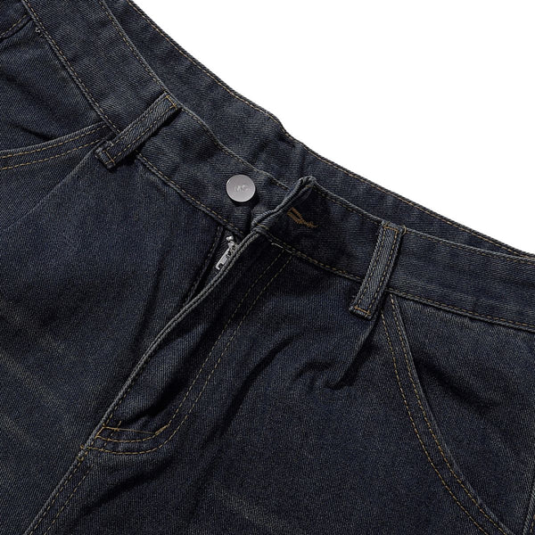 Vintage Shadow Wash Denim Shorts